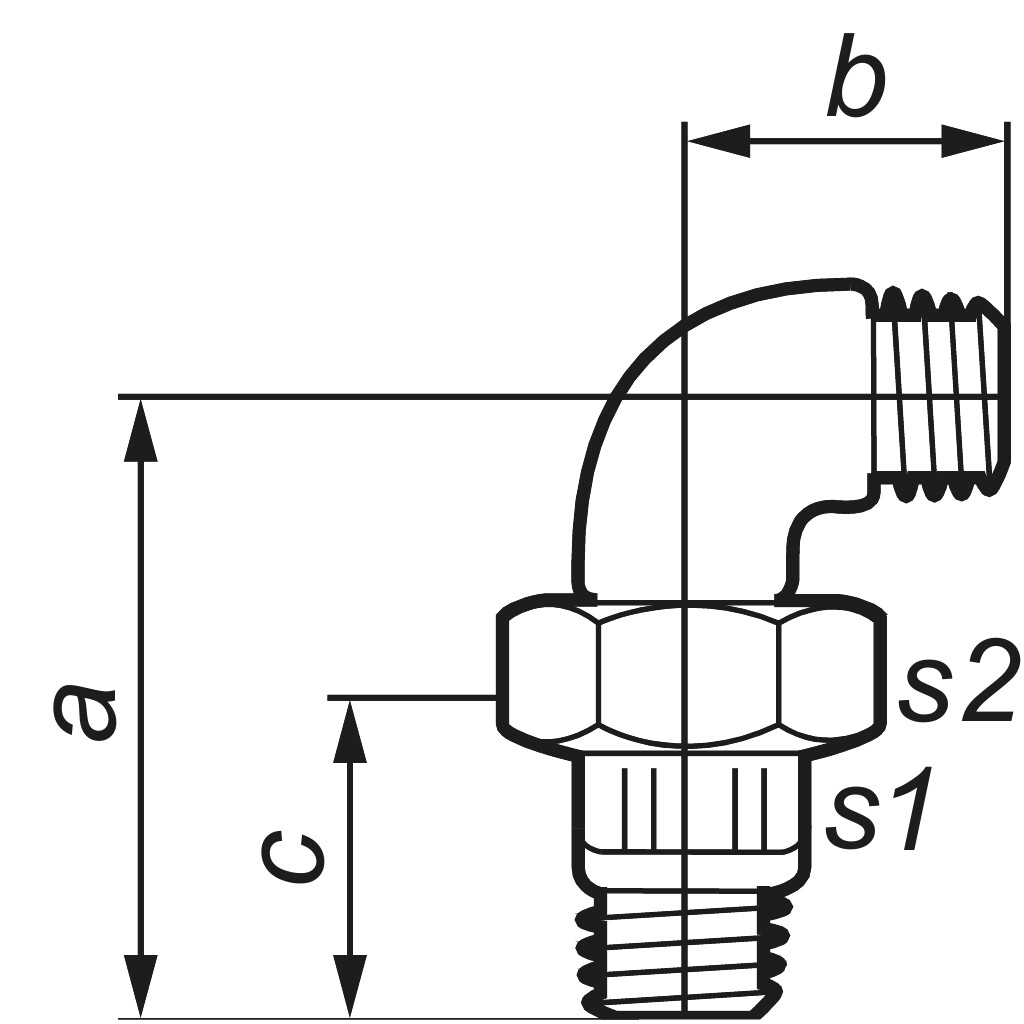 GF  101  Winkelver.  1    " verzinkt